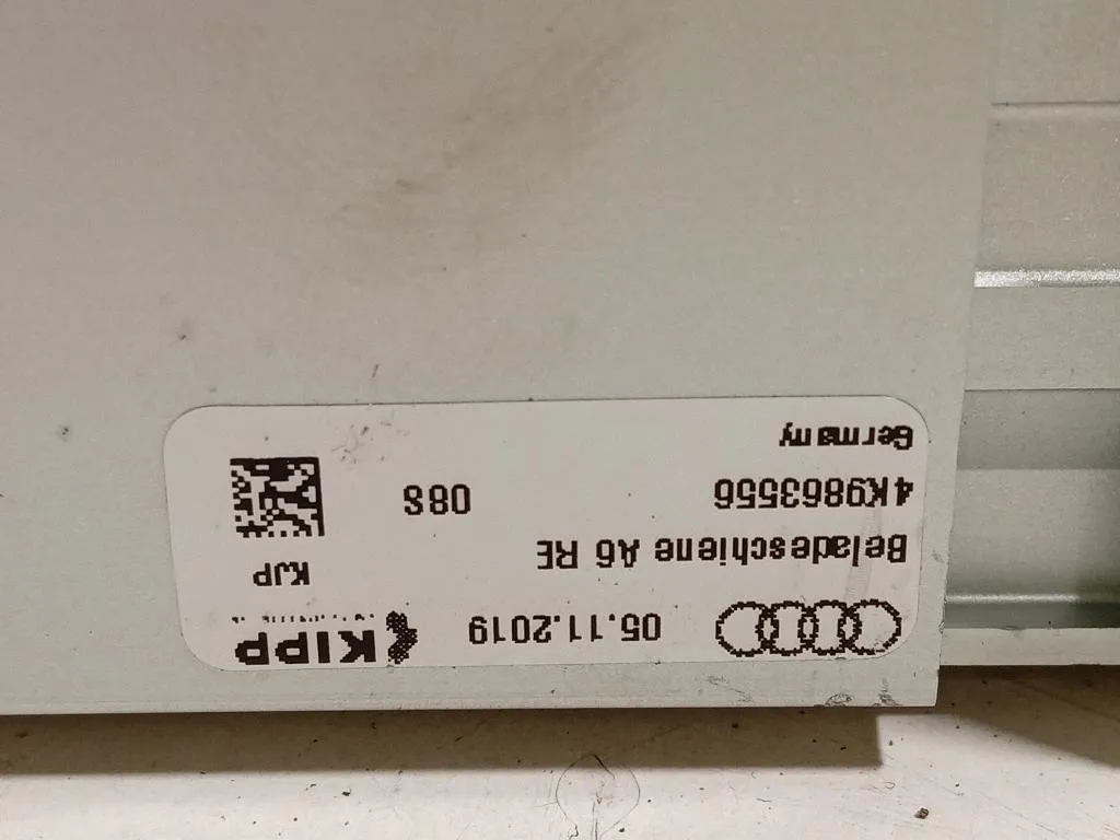 Pannello Copertura Pianale POST 4K9863556 Audi A6 4GD Avant 2016