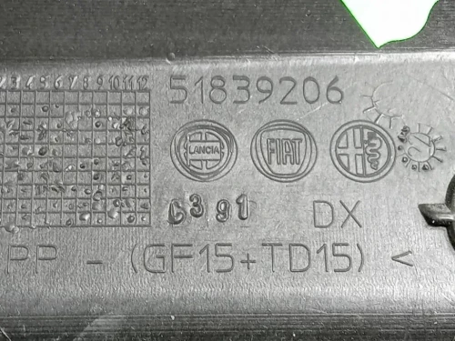 Staffa Sostegno Estparaurti POST DX 51839206 Lancia Ypsilon III 2011