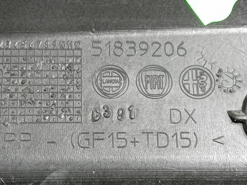 Staffa Sostegno Estparaurti POST DX 51839206 Lancia Ypsilon III 2011