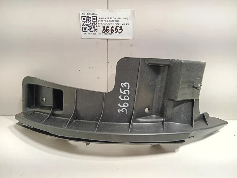 Staffa Sostegno Estparaurti POST DX 51839206 Lancia Ypsilon III 2011