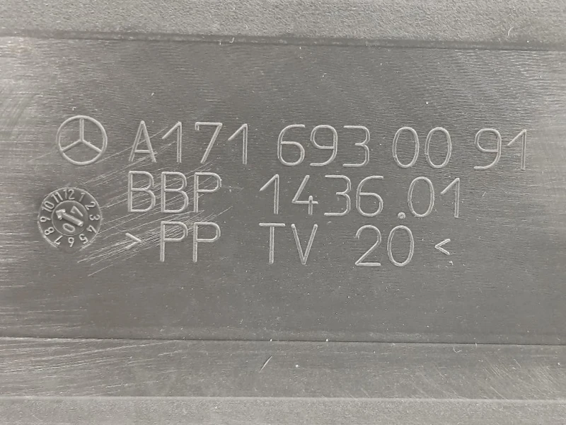 Pannello Copertura Portello POST A1716930091 Mercedes Classe SLK R171 2004