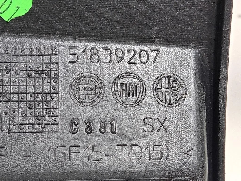 Staffa Sostegno Estparaurti POST SX 51839207 Lancia Ypsilon III 2011