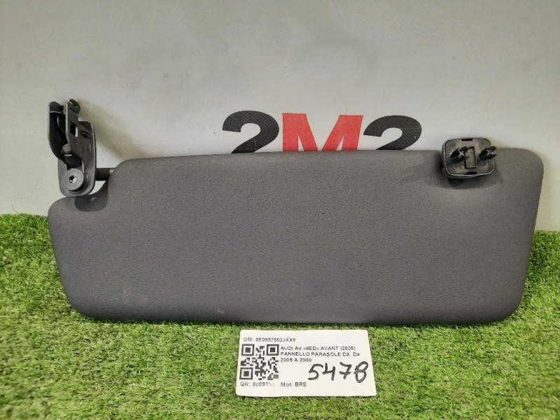 Pannello Parasole DX 8E0857552JXX9 Audi A4 8ED Avant 2005