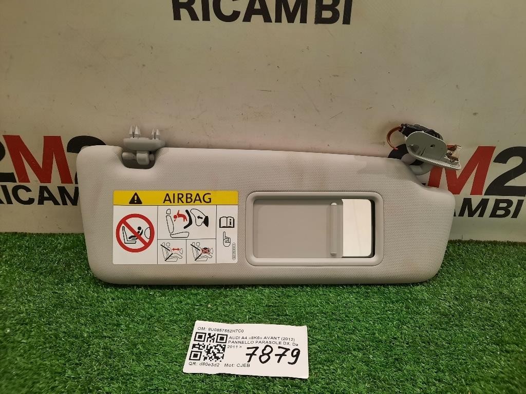 Pannello Parasole DX 8U0857552H7C0 Audi A4 8K5 Avant 2012