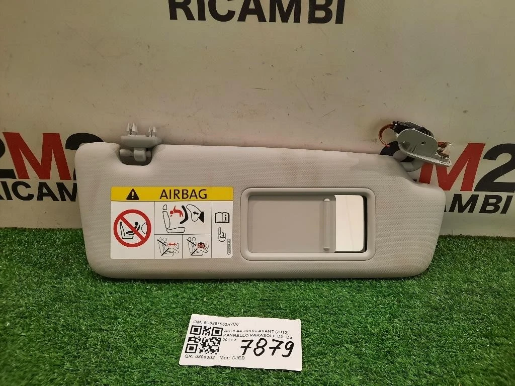 Pannello Parasole DX 8U0857552H7C0 Audi A4 8K5 Avant 2012