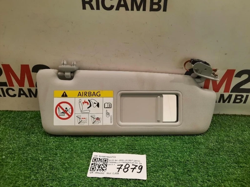 Pannello Parasole DX 8U0857552H7C0 Audi A4 8K5 Avant 2012