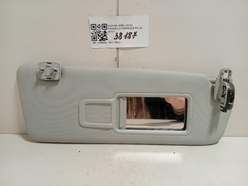 Pannello Parasole DX 8K0857552Q25M Audi Q5 8RB 2012