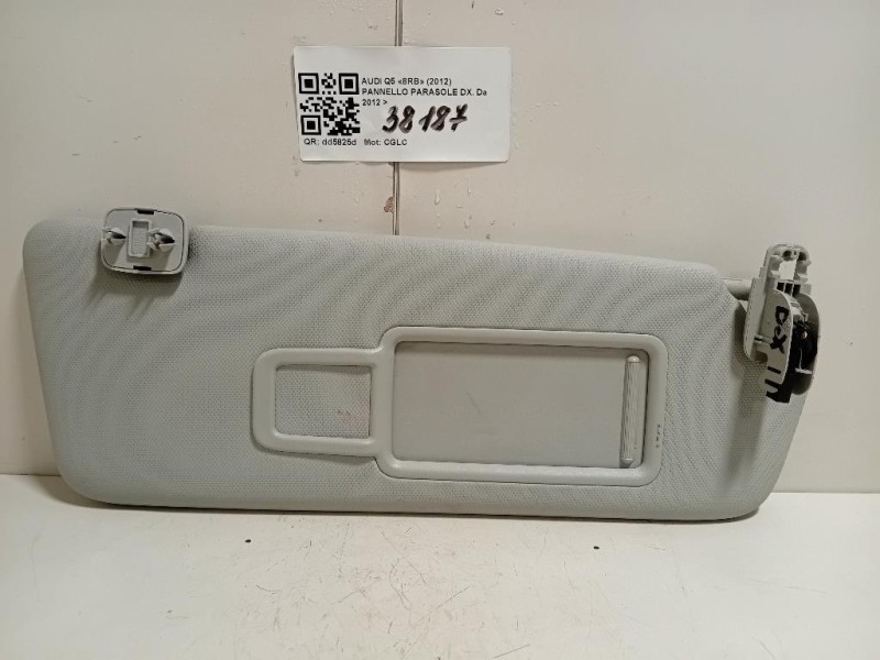 Pannello Parasole DX 8K0857552Q25M Audi Q5 8RB 2012