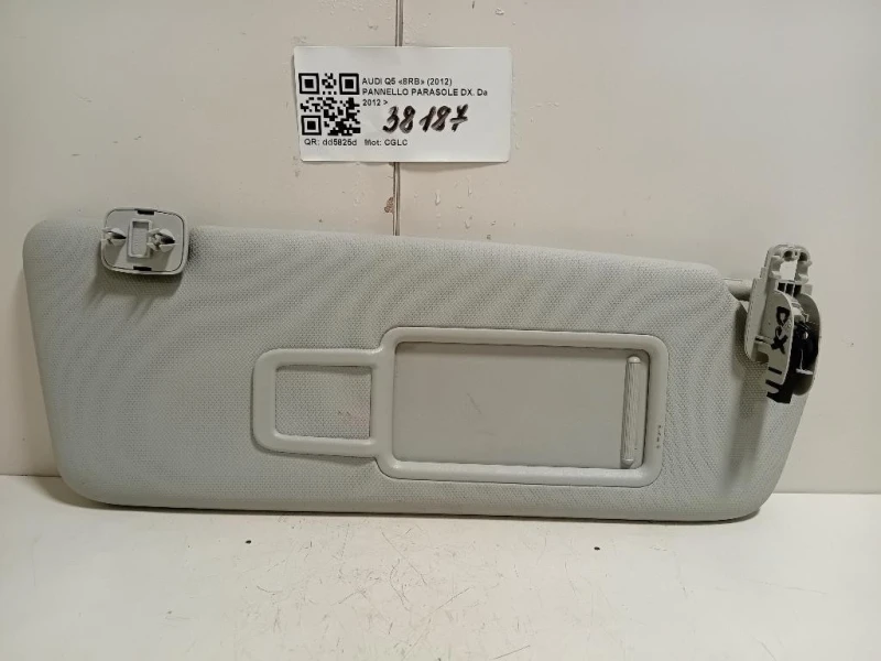 Pannello Parasole DX 8K0857552Q25M Audi Q5 8RB 2012
