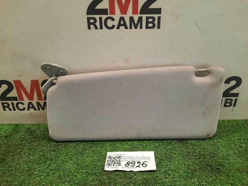 Pannello Parasole DX 51162252920 Bmw Serie 5 E39 Berlina 1996