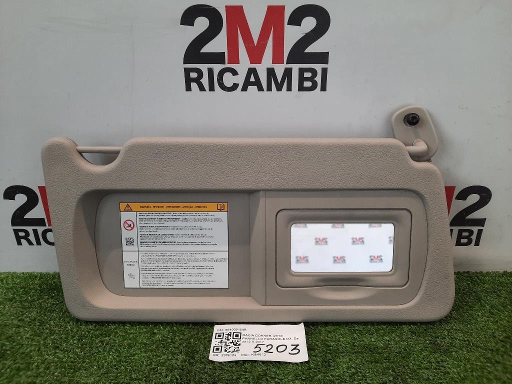 Pannello Parasole DX 964009104R Dacia Dokker 2013