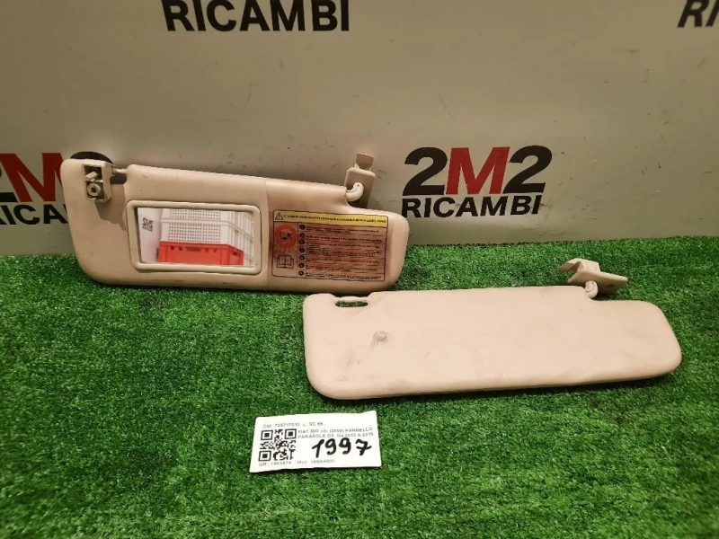 Pannello Parasole DX 735717010 Fiat 500 II 2008