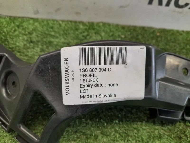 Staffa Sostegno Infparaurti POST DX 1S6807394D Volkswagen UP 2012