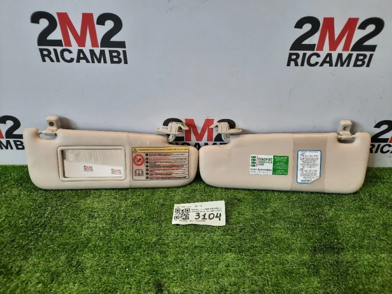 Pannello Parasole DX LA COPPIA DX SX Fiat 500 II 2008