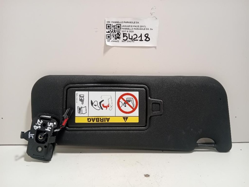 Pannello Parasole DX PANNELLO PARASOLE DX Jaguar E-pace 2017