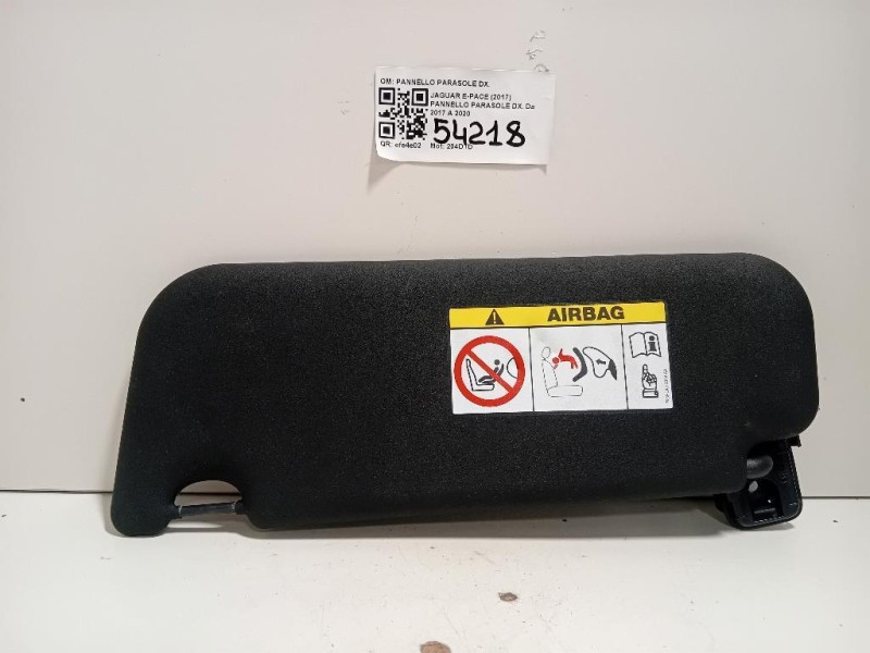 Pannello Parasole DX PANNELLO PARASOLE DX Jaguar E-pace 2017