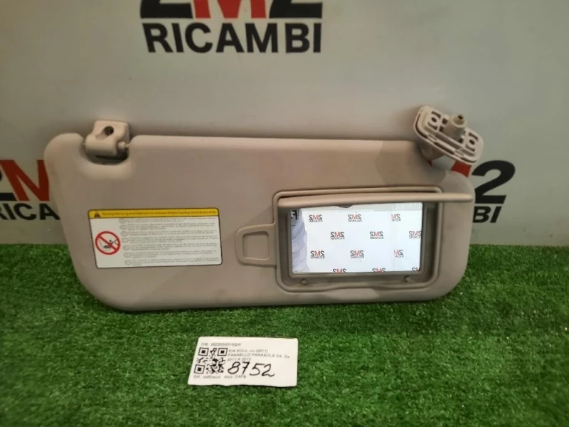 Pannello Parasole DX 852202K010QW Kia SOUL I 2011