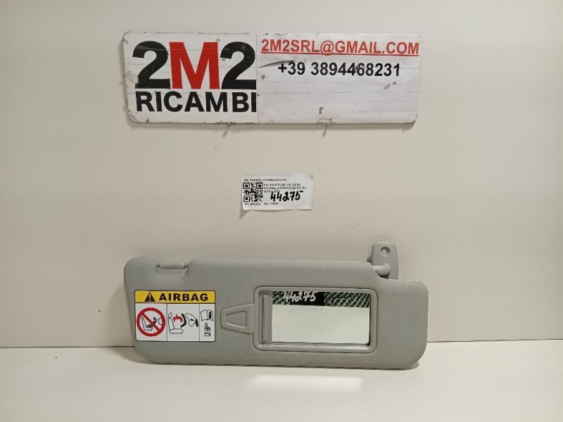 Pannello Parasole DX PANNELLO PARASOLE DX Kia Sportage III 2010