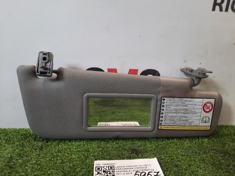 Pannello Parasole DX 735531954 Lancia Ypsilon III 2011
