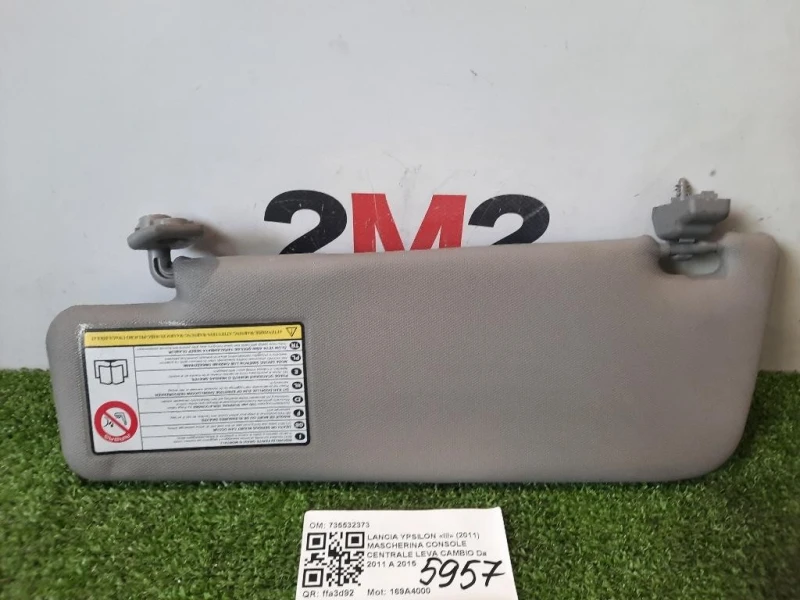 Pannello Parasole DX 735531954 Lancia Ypsilon III 2011