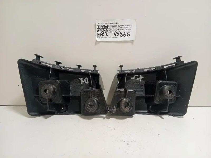 Staffa Sostegno Intparaurti POST A246 885 01 65 DX+SX Mercedes Classe B W246 2012