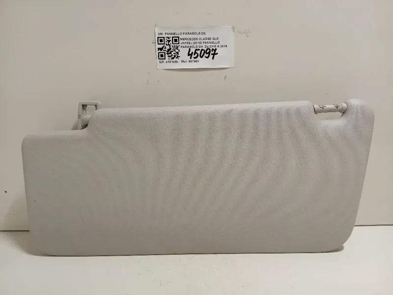 Pannello Parasole DX PANNELLO PARASOLE DX Mercedes Classe GLE W166 2015