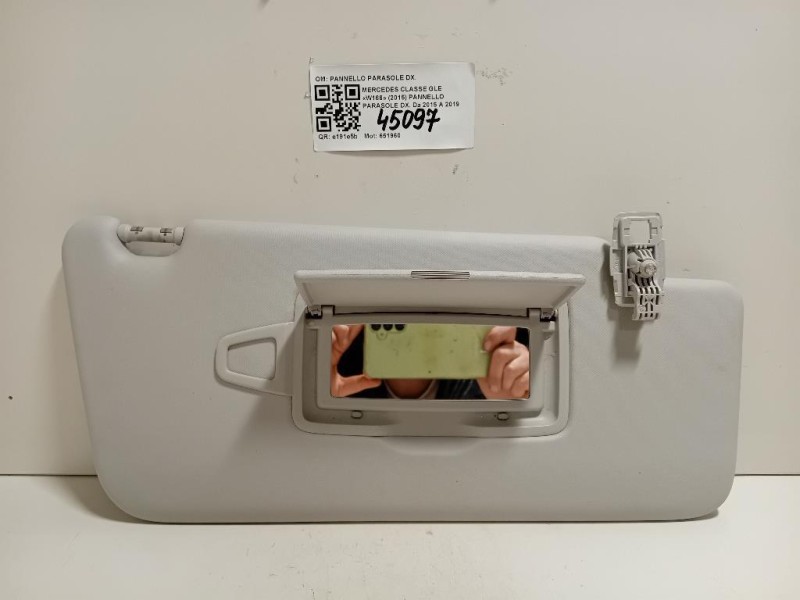 Pannello Parasole DX PANNELLO PARASOLE DX Mercedes Classe GLE W166 2015