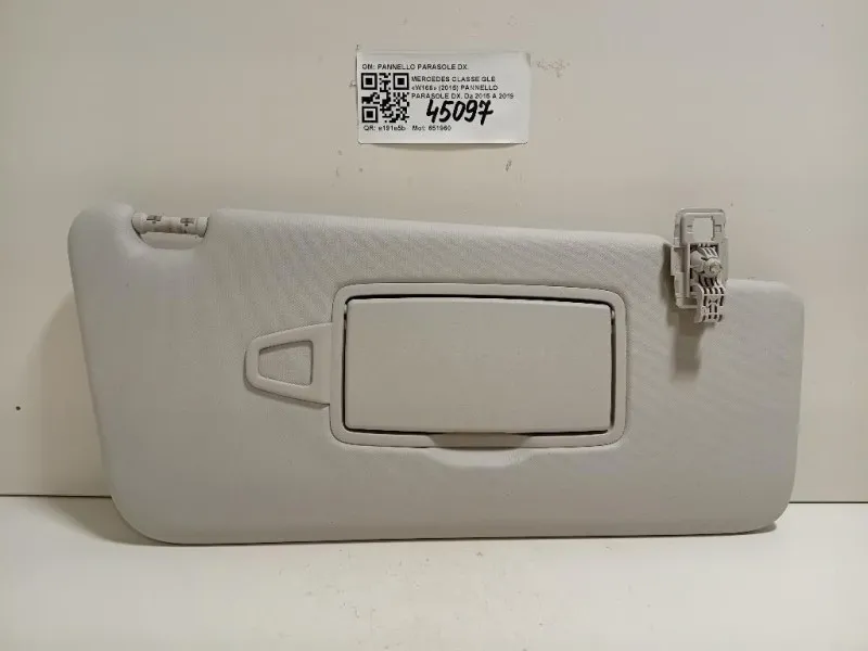 Pannello Parasole DX PANNELLO PARASOLE DX Mercedes Classe GLE W166 2015