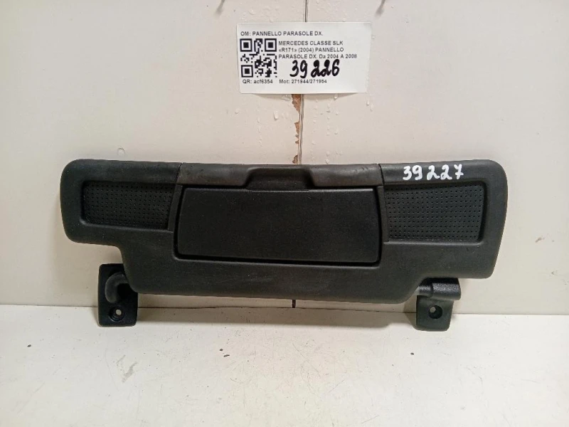 Pannello Parasole DX PANNELLO PARASOLE DX Mercedes Classe SLK R171 2004