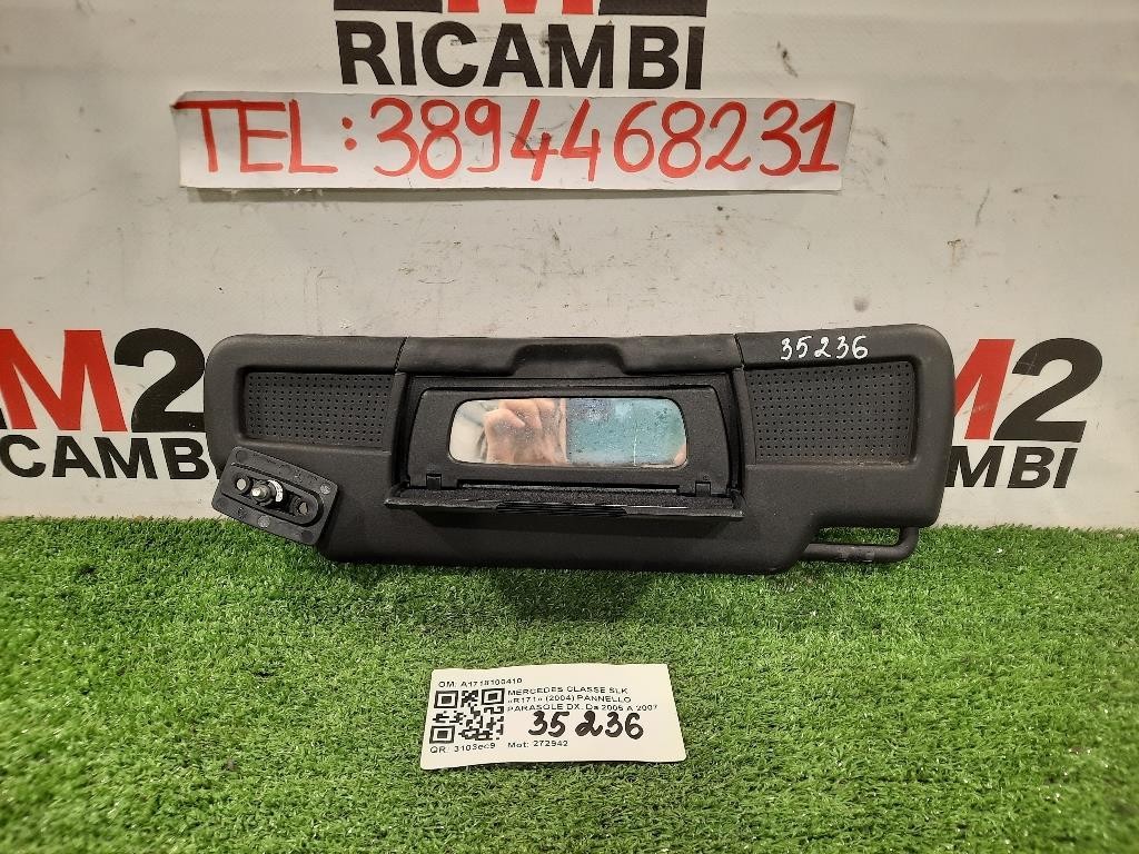 Pannello Parasole DX A1718100410 Mercedes Classe SLK R171 2004