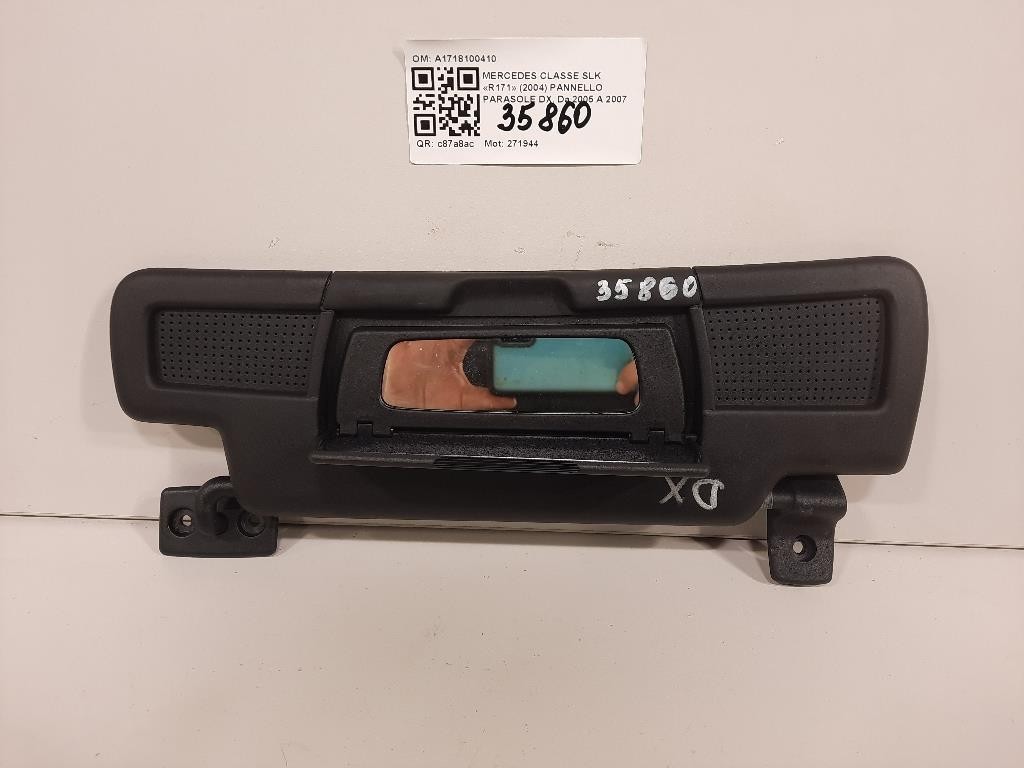 Pannello Parasole DX A1718100410 Mercedes Classe SLK R171 2004