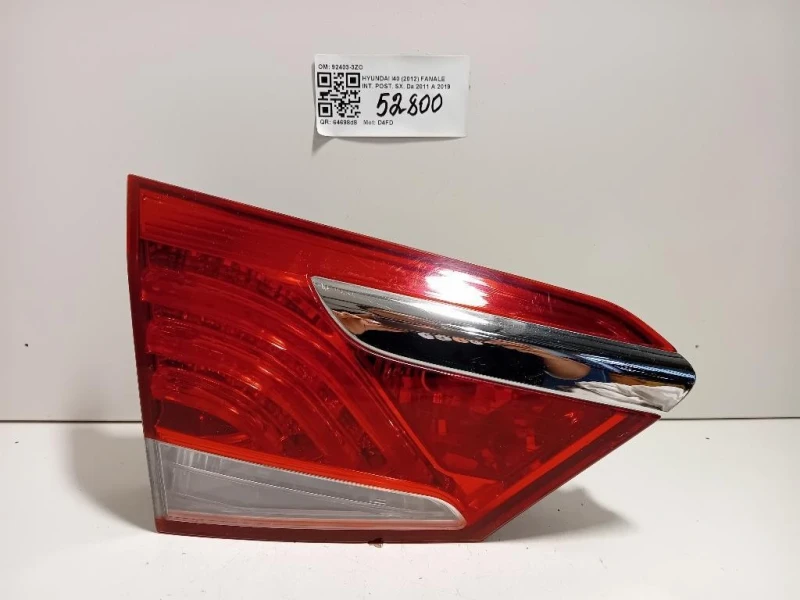 Fanale INT POST SX 92403-3ZO Hyundai I40 2012