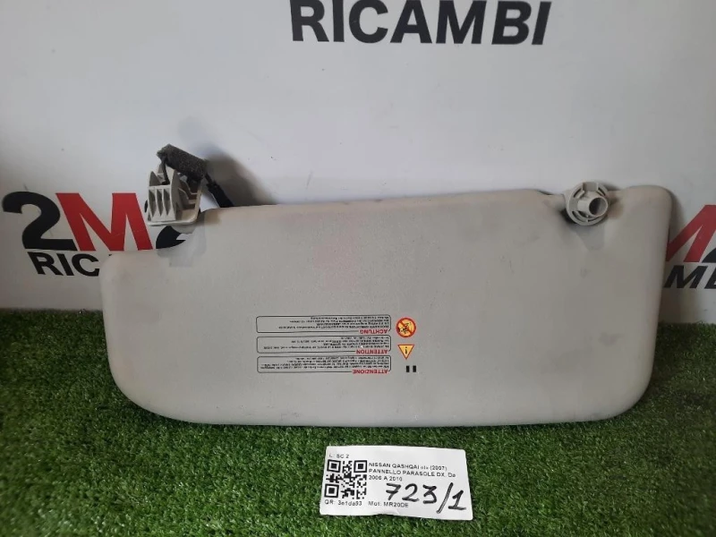 Pannello Parasole DX Nissan Qashqai I 2007