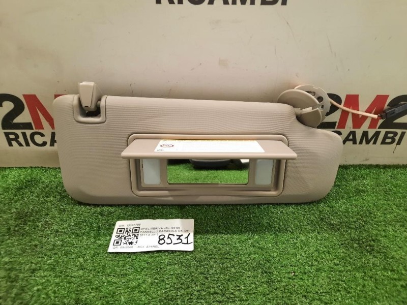 Pannello Parasole DX 13397788 Opel Meriva B 2010