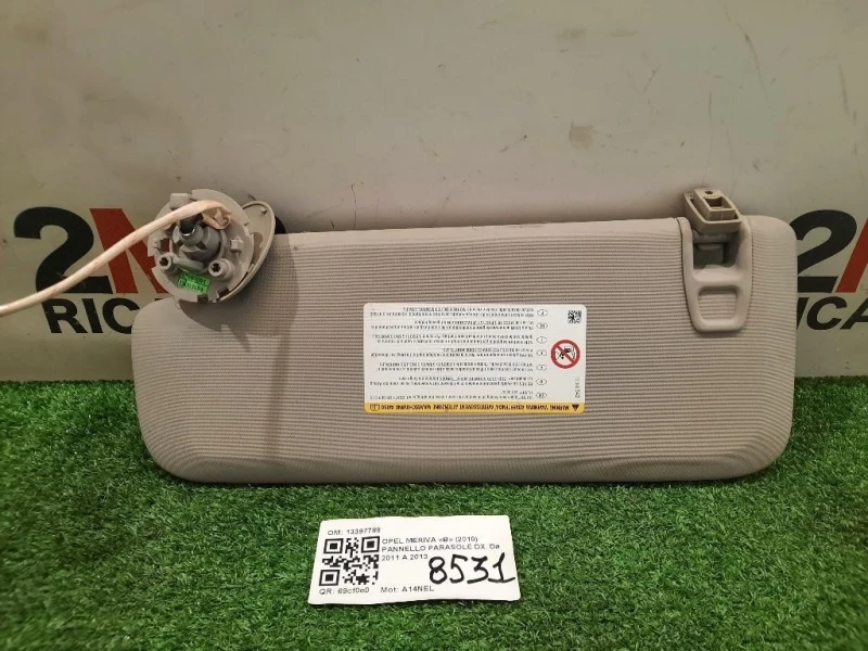 Pannello Parasole DX 13397788 Opel Meriva B 2010
