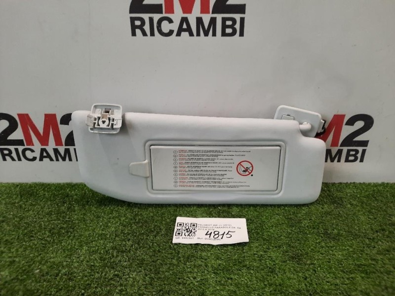 Pannello Parasole DX Peugeot 208 I 2012