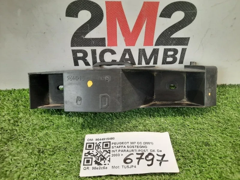Staffa Sostegno Intparaurti POST DX 9644915480 Peugeot 307 CC 2001