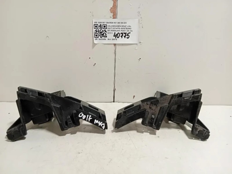 Staffa Sostegno Intparaurti POST DX 5G6 807 3945G6 807 393 SX-DX Volkswagen GOLF VII 2017