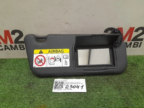 Pannello Parasole DX 743100DC90B0 Toyota Yaris IV 2017