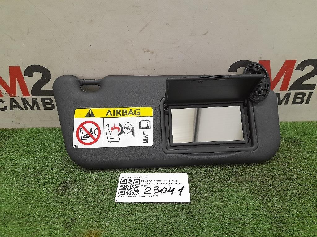 Pannello Parasole DX 743100DC90B0 Toyota Yaris IV 2017