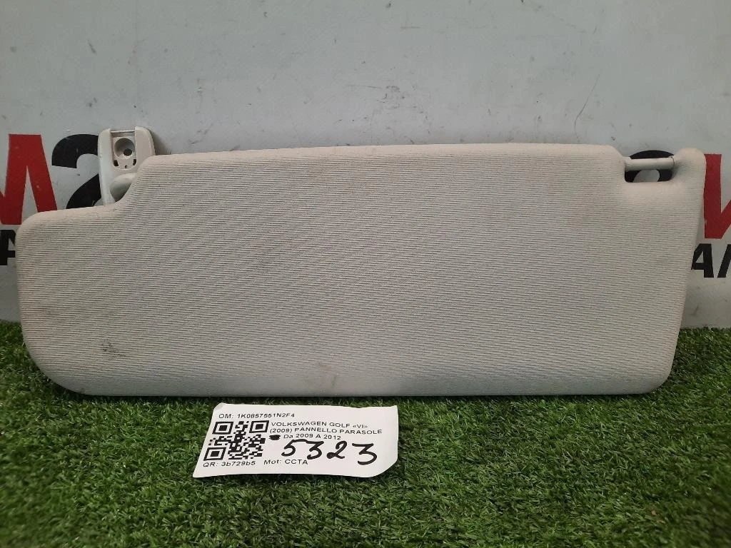 Pannello Parasole DX 1K0857552K2F4 PARASOLE Volkswagen GOLF VI 2009