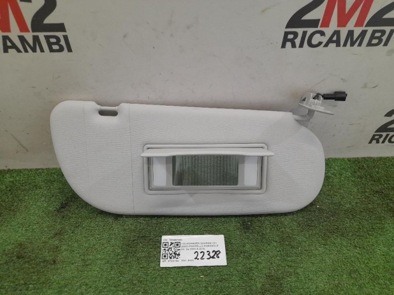 Pannello Parasole DX 7M3857552 Volkswagen Sharan III 2003