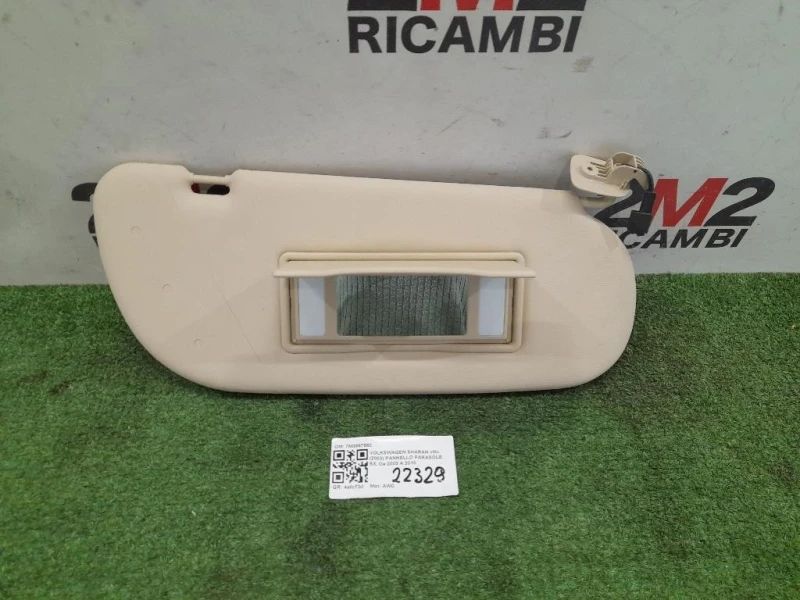 Pannello Parasole DX 7M3857552 Volkswagen Sharan III 2003