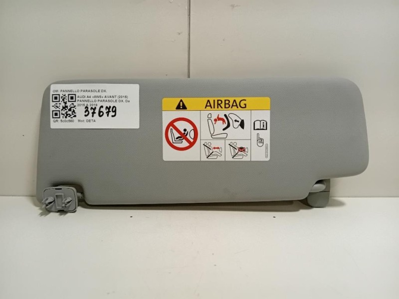 Pannello Parasole SX 8V5 857 552 R Audi A4 8W5 Avant 2015