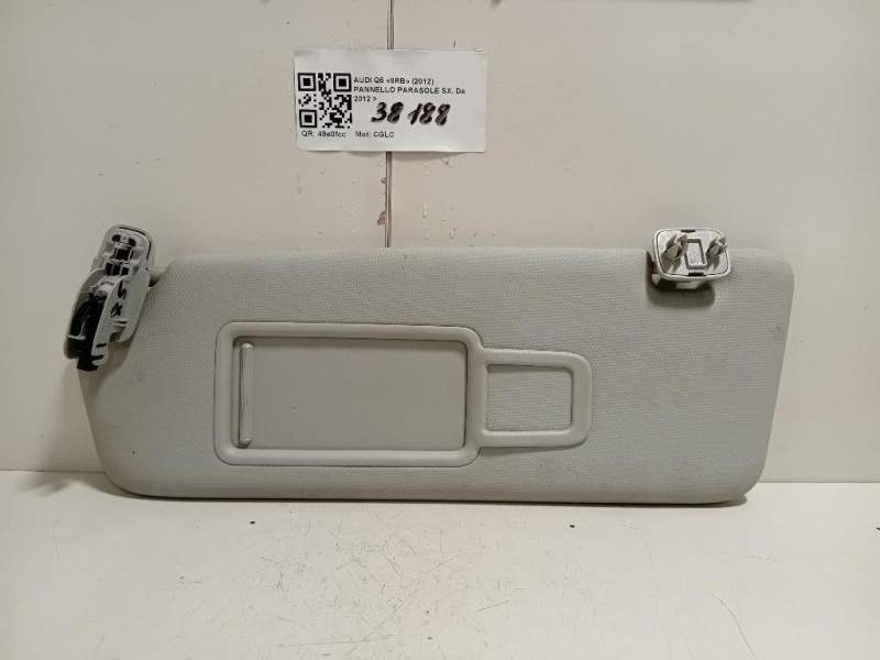 Pannello Parasole SX 8K0857551AL25M Audi Q5 8RB 2012