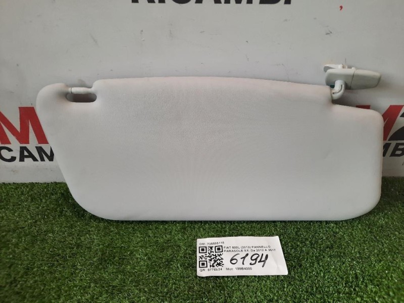Pannello Parasole SX 735595118 PARASOLE Fiat 500L 2013