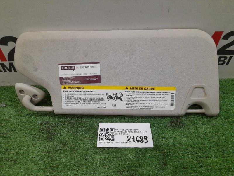Pannello Parasole SX PANNELLO PARASOLE SX Fiat Freemont 2011