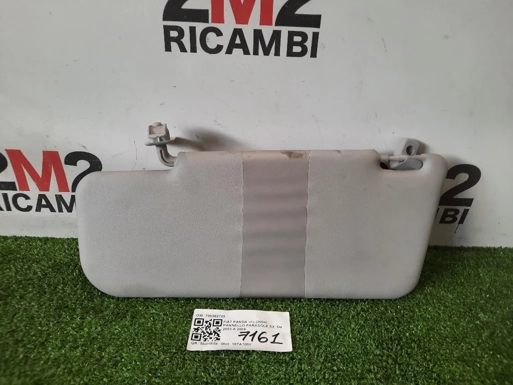 Pannello Parasole SX 735362729 Fiat Panda II 2004
