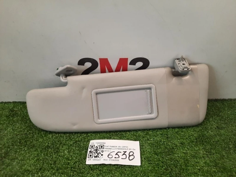 Pannello Parasole SX 735660550 Fiat Panda III 2012