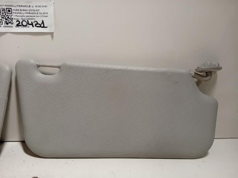 Pannello Parasole SX 1793035 Ford B-max 2012